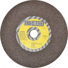 Tru-Maxx - 46 Grit Aluminum Oxide Bench & Pedestal Grinding Wheel - 10" Diam x 1-1/4" Hole x 1" Thick, 3250 Max RPM, P Hardness, Coarse Grade , Vitrified Bond - All Tool & Supply