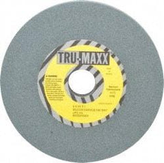 Tru-Maxx - 120 Grit Silicon Carbide Bench & Pedestal Grinding Wheel - 6" Diam x 1" Hole x 1/2" Thick, 5410 Max RPM, K Hardness, Fine Grade , Vitrified Bond - All Tool & Supply