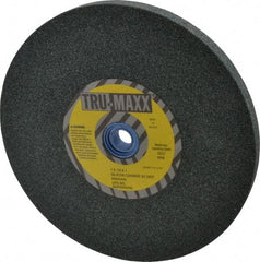 Tru-Maxx - 60 Grit Silicon Carbide Bench & Pedestal Grinding Wheel - 7" Diam x 1" Hole x 1/2" Thick, 3600 Max RPM, K Hardness, Medium Grade , Vitrified Bond - All Tool & Supply