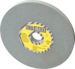 Tru-Maxx - 120 Grit Silicon Carbide Bench & Pedestal Grinding Wheel - 7" Diam x 1" Hole x 1/2" Thick, 3600 Max RPM, K Hardness, Fine Grade , Vitrified Bond - All Tool & Supply