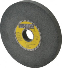 Tru-Maxx - 80 Grit Silicon Carbide Bench & Pedestal Grinding Wheel - 7" Diam x 1-1/4" Hole x 3/4" Thick, 3600 Max RPM, K Hardness, Medium Grade , Vitrified Bond - All Tool & Supply