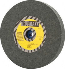 Tru-Maxx - 80 Grit Silicon Carbide Bench & Pedestal Grinding Wheel - 10" Diam x 1-1/4" Hole x 1-1/2" Thick, 3250 Max RPM, K Hardness, Medium Grade , Vitrified Bond - All Tool & Supply