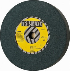 Tru-Maxx - 80 Grit Silicon Carbide Bench & Pedestal Grinding Wheel - 12" Diam x 1-1/4" Hole x 2" Thick, 2705 Max RPM, M Hardness, Medium Grade , Vitrified Bond - All Tool & Supply