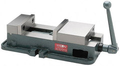 Wilton - 5" Jaw Width, 4-1/2" Jaw Opening Capacity, Horizontal Stationary Machine Vise - Manual Operation, 1 Station, 16-3/4" Long x 4.7" High x 1-3/4" Deep, 5" Jaw Height, 85,000 psi Max Clamp Force, Ductile Alloy - All Tool & Supply