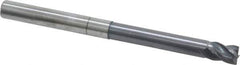 Accupro - 5/16", 4 Flute, Single End, Solid Carbide, Corner Chamfer End Mill - 4" OAL, Right Hand Flute, 7/16" LOC, Right Hand Cut, 2-1/8" Extended Reach - All Tool & Supply