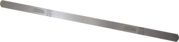 SPI - 0.035 Inch Thick x 1/2 Inch Wide x 12 Inch Leaf Length, Parallel Feeler Gage - High Carbon Steel - All Tool & Supply