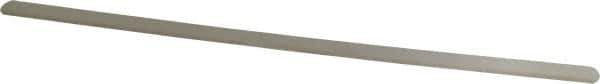 SPI - 0.1mm Thick x 1/2 Inch Wide x 12 Inch Leaf Length, Parallel Feeler Gage - High Carbon Steel - All Tool & Supply