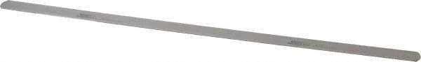 SPI - 0.65mm Thick x 1/2 Inch Wide x 12 Inch Leaf Length, Parallel Feeler Gage - High Carbon Steel - All Tool & Supply