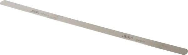 SPI - 0.8mm Thick x 1/2 Inch Wide x 12 Inch Leaf Length, Parallel Feeler Gage - High Carbon Steel - All Tool & Supply