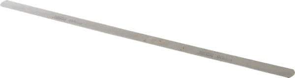 SPI - 0.9mm Thick x 1/2 Inch Wide x 12 Inch Leaf Length, Parallel Feeler Gage - High Carbon Steel - All Tool & Supply