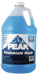 Peak - Water-Based Solution Windshield Washer Fluid - 1 Gal Bottle, 0°  Freezing Point - All Tool & Supply