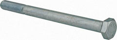 Value Collection - M12x1.75mm Metric Coarse, 150mm Length Under Head Hex Head Cap Screw - Partially Threaded, Grade 8.8 Steel, Zinc-Plated Finish, 19mm Hex - All Tool & Supply