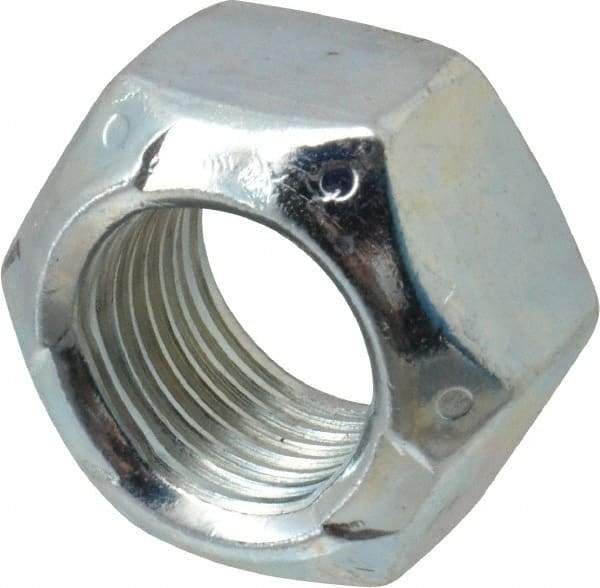 Value Collection - 5/8-18 UNF Grade C Hex Lock Nut with Distorted Thread - 15/16" Width Across Flats, Cadmium Clear-Plated Finish - All Tool & Supply