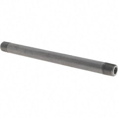 Made in USA - Schedule 80, 1/8" Diam x 5" Long Black Pipe Nipple - Threaded - All Tool & Supply