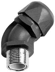 Murrplastik - 3/8" Trade, Nylon Compression Angled Liquidtight Conduit Connector - Noninsulated - All Tool & Supply