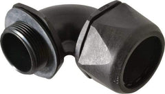 Murrplastik - 1-1/4" Trade, Nylon Compression Angled Liquidtight Conduit Connector - Noninsulated - All Tool & Supply