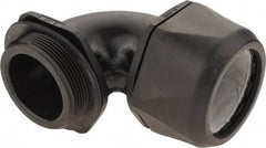 Murrplastik - 2" Trade, Nylon Compression Angled Liquidtight Conduit Connector - Noninsulated - All Tool & Supply