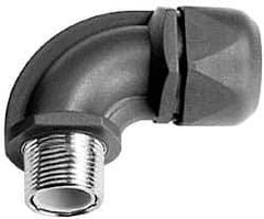 Murrplastik - 3/8" Trade, Nylon Compression Angled Liquidtight Conduit Connector - Noninsulated - All Tool & Supply