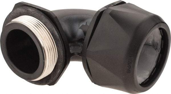 Murrplastik - 2" Trade, Nylon Compression Angled Liquidtight Conduit Connector - Noninsulated - All Tool & Supply