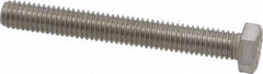 Value Collection - 3/8-16 UNC, 3" Length Under Head Hex Head Cap Screw - Fully Threaded, Grade 316 Stainless Steel, Uncoated, 9/16" Hex - All Tool & Supply