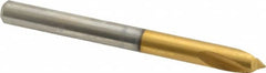 Guhring - 1/4" Body Diam, 90°, 70mm OAL, High Speed Steel Spotting Drill - All Tool & Supply