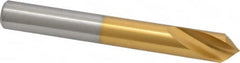 Guhring - 1/2" Body Diam, 90°, 102mm OAL, High Speed Steel Spotting Drill - All Tool & Supply