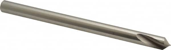 90° 5-13/64″ OAL High Speed Steel Spotting Drill Bright/Uncoated, 0.98″ Flute Length, 3/8″ Shank Diam, RH Cut, Series 559