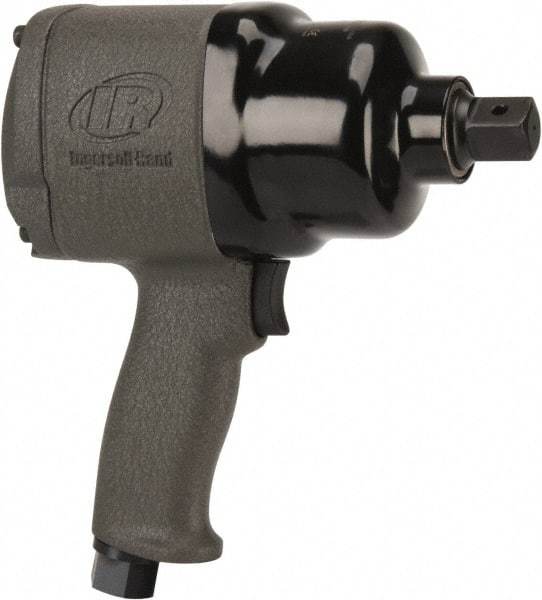 Ingersoll-Rand - 3/4" Drive, 6,000 RPM, 1,250 Ft/Lb Torque Impact Wrench - Pistol Grip Handle, 1,025 IPM, 46 CFM, 3/8" NPT Inlet - All Tool & Supply