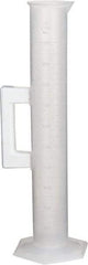 Bel-Art - 1,000 ml Polypropylene Graduated Cylinder - 10 ml Graduation, 2-17/32" Diam x 17-19/64" High - All Tool & Supply