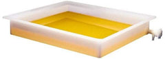 Bel-Art - 25-1/2" Long x 21-1/2" Wide x 4" Deep Tray with Faucet Tray - Polyethylene - All Tool & Supply