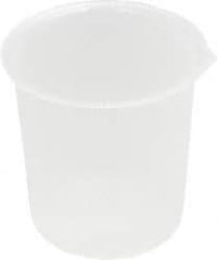 Bel-Art - 100 ml Polypropylene Graduated Beaker - 25 ml Graduation, 2-1/2" Diam x 2-37/64" High - All Tool & Supply