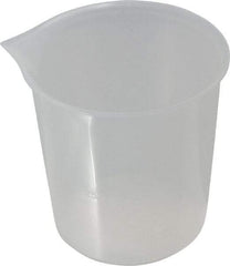 Bel-Art - 250 ml Polypropylene Graduated Beaker - 50 ml Graduation, 3-19/64" Diam x 3-7/16" High - All Tool & Supply