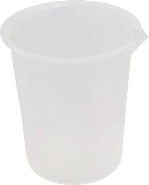 Bel-Art - 400 ml Polypropylene Graduated Beaker - 50 ml Graduation, 3-27/32" Diam x 4-7/16" High - All Tool & Supply