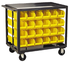 Quantum Storage - 800 Lb Capacity, 36" Deep x 24" Wide x 35-1/2" High, Steel Mobile Rack - All Tool & Supply