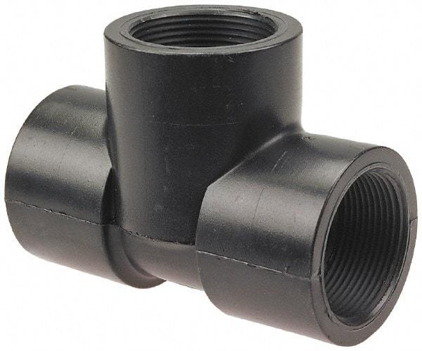 NIBCO - 3" Polypropylene Plastic Pipe Tee - Schedule 80, FPT x FPT x FPT End Connections - All Tool & Supply