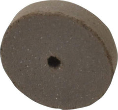 Cratex - 5/8" Diam x 1/16" Hole x 1/8" Thick, Surface Grinding Wheel - Silicon Carbide, Medium Grade, 25,000 Max RPM, Rubber Bond, No Recess - All Tool & Supply