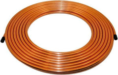 Value Collection - 50' Long, 3/8" OD x 0.245" ID, Grade Alloy 122 Copper Seamless Tube - 0.065" Wall Thickness - All Tool & Supply