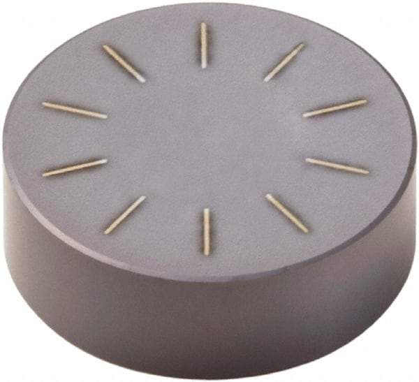 Seco - RNGN22 Grade CBN060K PCBN Turning Insert - TiSiAlN Finish, Round, 1/4" Inscr Circle, 1/8" Thick - All Tool & Supply