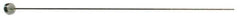 Gibraltar - 5/16" Pin Diam, 1/2" Head Diam x 1/4" Head Height, 10" OAL, Straight Ejector Pin - Steel, 9-3/4" Pin Length - All Tool & Supply