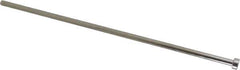 Gibraltar - 15/64" Pin Diam, 13/32" Head Diam x 3/16" Head Height, 10" OAL, Straight Ejector Pin - Steel, 9-13/16" Pin Length - All Tool & Supply