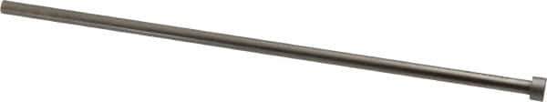 Gibraltar - 17/64" Pin Diam, 7/16" Head Diam x 1/4" Head Height, 10" OAL, Straight Ejector Pin - Steel, 9-3/4" Pin Length - All Tool & Supply