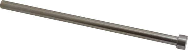 Gibraltar - 9/32" Pin Diam, 7/16" Head Diam x 1/4" Head Height, 6" OAL, Straight Ejector Pin - Steel, 5-3/4" Pin Length - All Tool & Supply