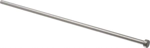 Gibraltar - 1/4" Pin Diam, 7/16" Head Diam x 3/16" Head Height, 10" OAL, Soft Core Pin - Steel, 9-13/16" Pin Length - All Tool & Supply