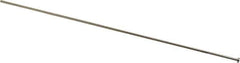 Gibraltar - 2.5mm Pin Diam, 5mm Head Diam x 2mm Head Height, 250mm OAL, Straight Ejector Pin - Steel, 248mm Pin Length - All Tool & Supply