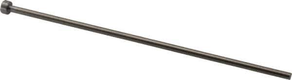 Gibraltar - 3mm Pin Diam, 6mm Head Diam x 3mm Head Height, 125mm OAL, Straight Ejector Pin - Steel, 122mm Pin Length - All Tool & Supply