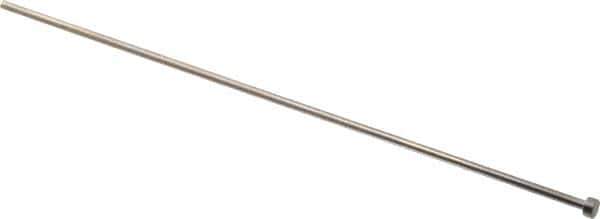 Gibraltar - 3mm Pin Diam, 6mm Head Diam x 3mm Head Height, 200mm OAL, Straight Ejector Pin - Steel, 197mm Pin Length - All Tool & Supply