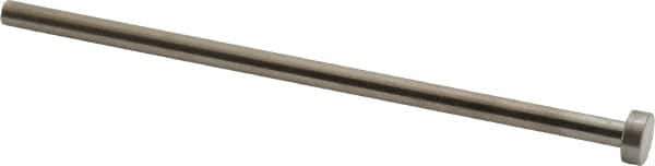 Gibraltar - 4mm Pin Diam, 8mm Head Diam x 3mm Head Height, 100mm OAL, Straight Ejector Pin - Steel, 97mm Pin Length - All Tool & Supply