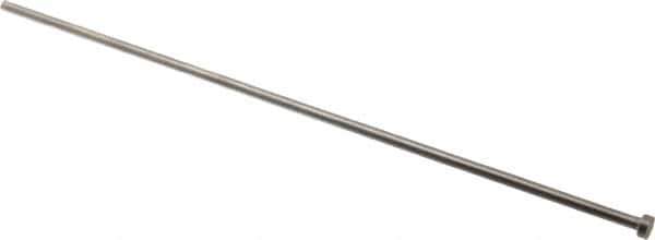 Gibraltar - 4.5mm Pin Diam, 8mm Head Diam x 3mm Head Height, 250mm OAL, Straight Ejector Pin - Steel, 247mm Pin Length - All Tool & Supply