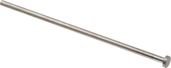 Gibraltar - 5mm Pin Diam, 10mm Head Diam x 3mm Head Height, 160mm OAL, Straight Ejector Pin - Steel, 157mm Pin Length - All Tool & Supply