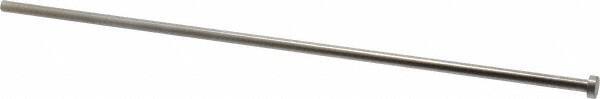 Gibraltar - 8mm Pin Diam, 14mm Head Diam x 5mm Head Height, 400mm OAL, Straight Ejector Pin - Steel, 395mm Pin Length - All Tool & Supply